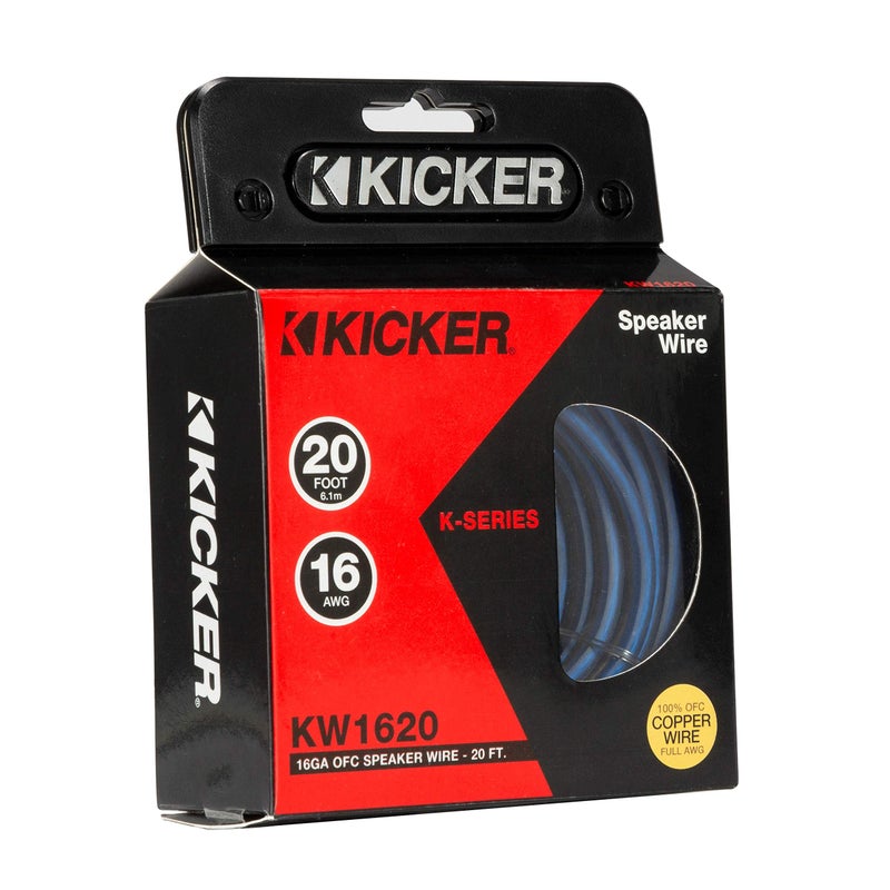 Kicker 46KW1620 K-Series 16AWG Speaker Wire, 20 FT - Image 2